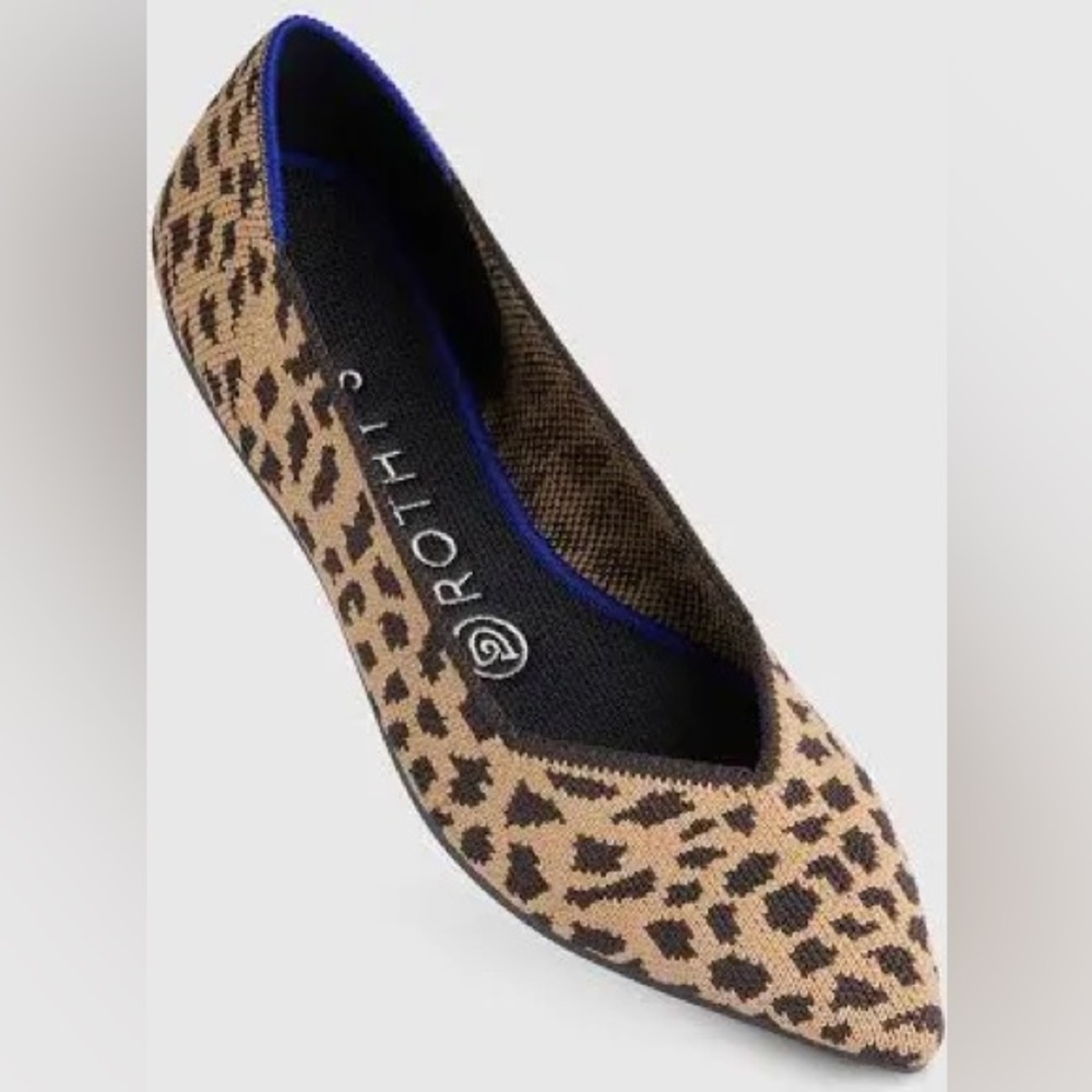 Rothy's Leopard Print Women's Flats - Picture 2 of 9